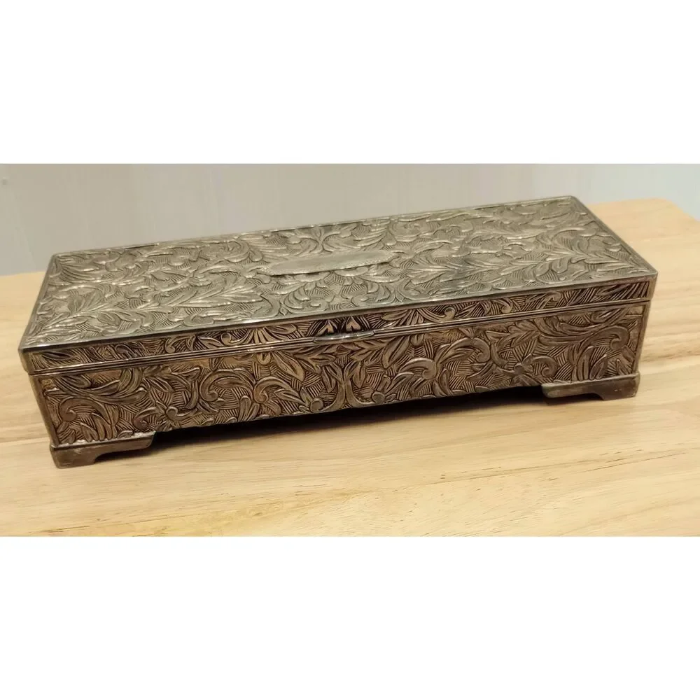 Godinger silver plated jewelry box